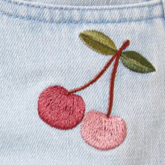 Fruit Salad Embroidered Shorts NWT - Picture 4 of 6